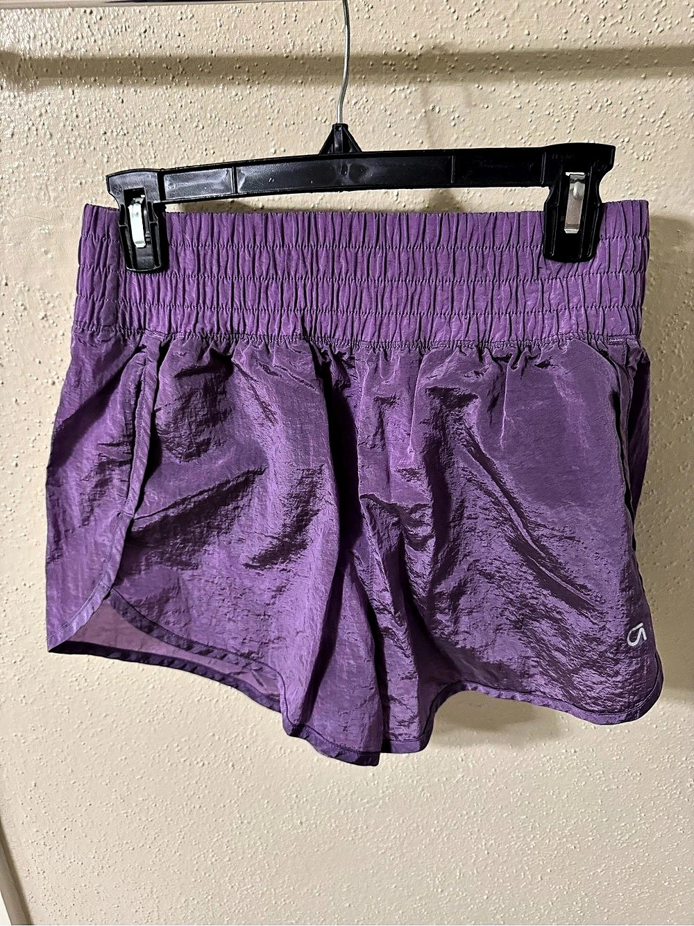 GapFit High Rise Running Shorts Purple Small